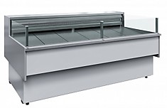 Холодильная витрина рыба на льду GC110 SP 2,0-2 (с боковинами ) 0011-9006