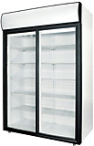 Холодильный шкаф cо стеклянными дверьми купе POLAIR Standard DM114Sd-S