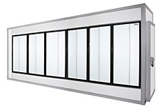 Холодильная камера КХН-12,28 со стеклянным фронтом
