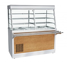 Прилавок-витрина холодильный с нейтральным шкафом предназначен для хранения ПВВ(Н)-70Х-С-01-НШ