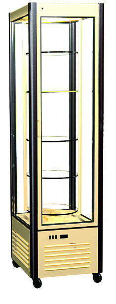 Кондитерский шкаф Latium D4  R400Cвр Сarboma (D4 VM 400-2(беж-корич, станд цвета))
