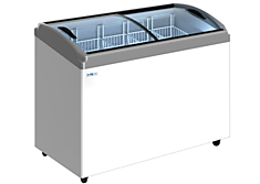 Морозильный ларь italfrost  СF400С гнутыми стеклами