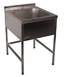 Ванна моечная с цельнотянутая емкостью Рада ВВ1/553-6/6БН