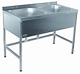 Ванна моечная с цельнотянутая емкостью Рада   ВВ2/553-12/7БН