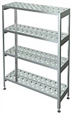 Стеллаж решетчатый 4-х уровневый С-4Р-0,5/0,95/1,8