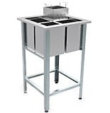 Ванна моечная сварные для санитарной обработки яиц (ёмкость нерж. сталь aisi 430)ВМЯБ/1-80/80