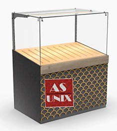 Витрина для кондитерской хлебная  Исеть пироговая