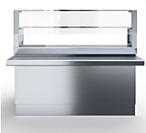 Прилавок нейтральный 1500 с двумя полками ПНЧ-2ПН-15