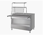 Прилавок нейтральный с полками ПНП15